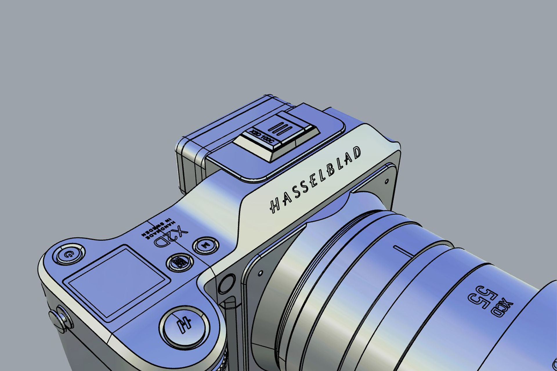 Hasselblad X2D 100C with XCD 55V 3D model_15