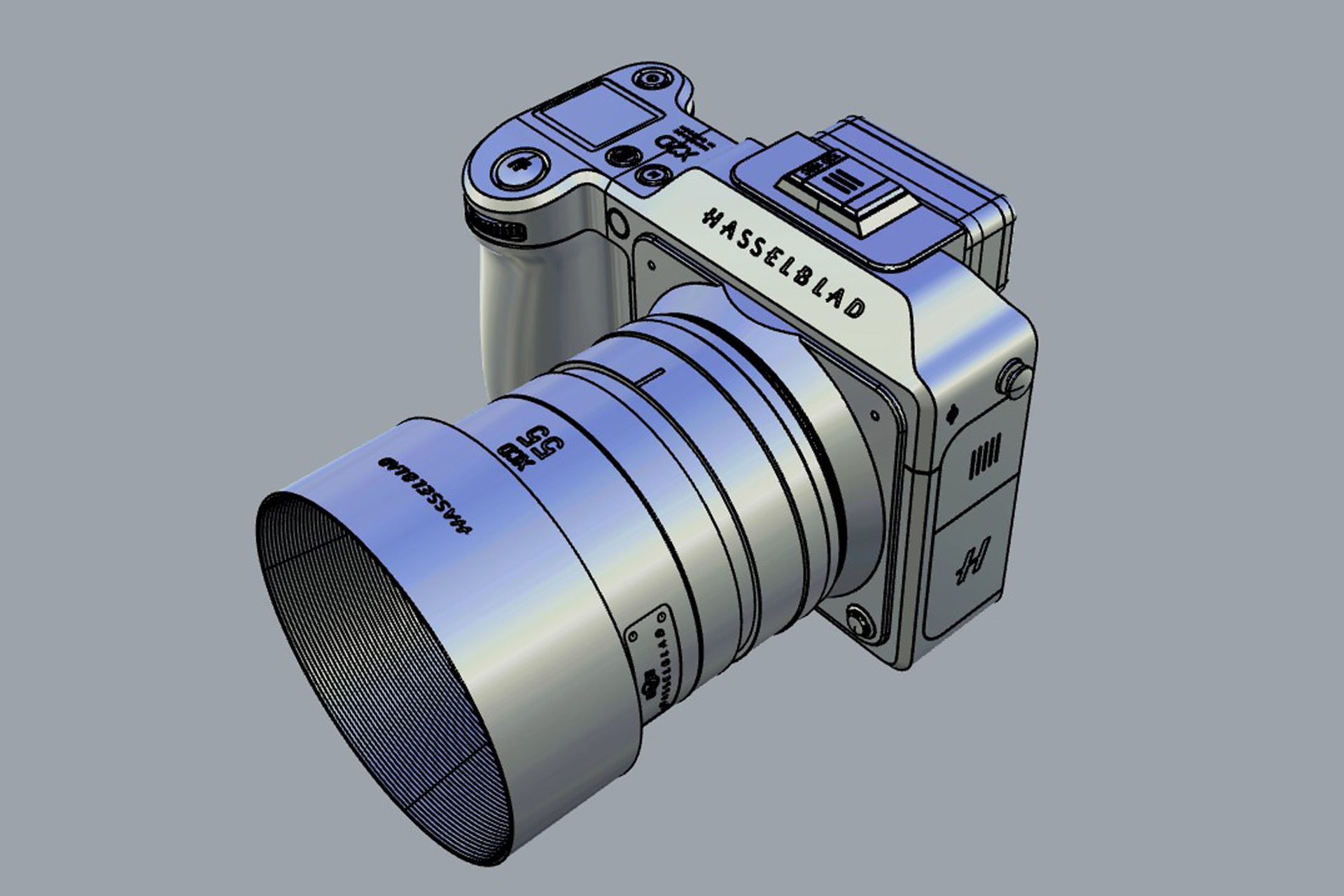 Hasselblad X2D 100C with XCD 55V 3D model_19