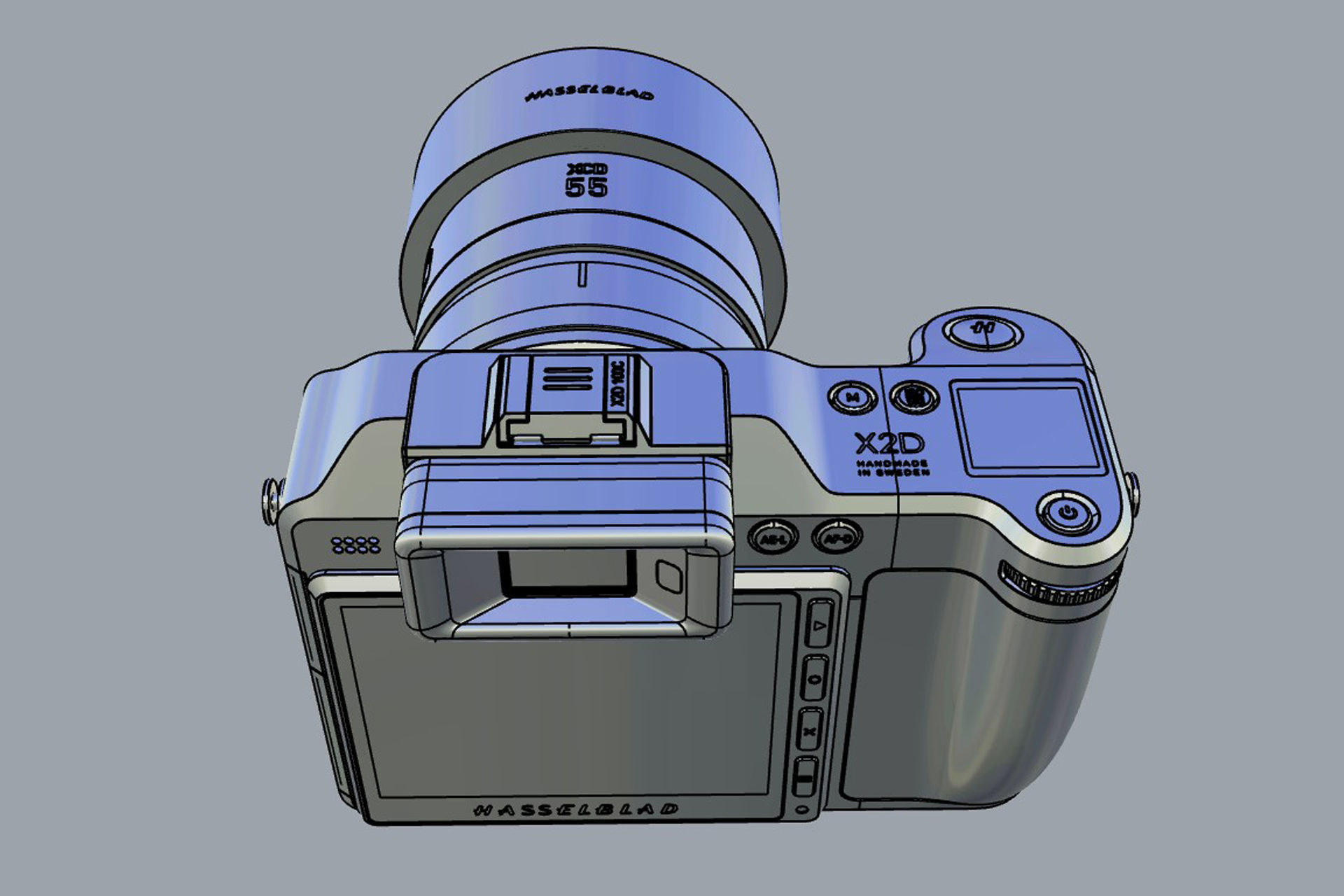 Hasselblad X2D 100C with XCD 55V 3D model_16