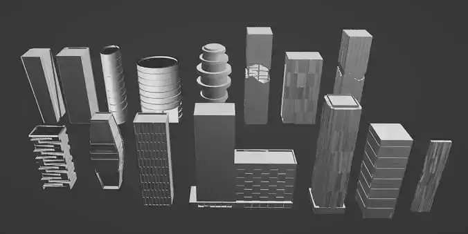 Modern Building  Skyscraper Model Pack