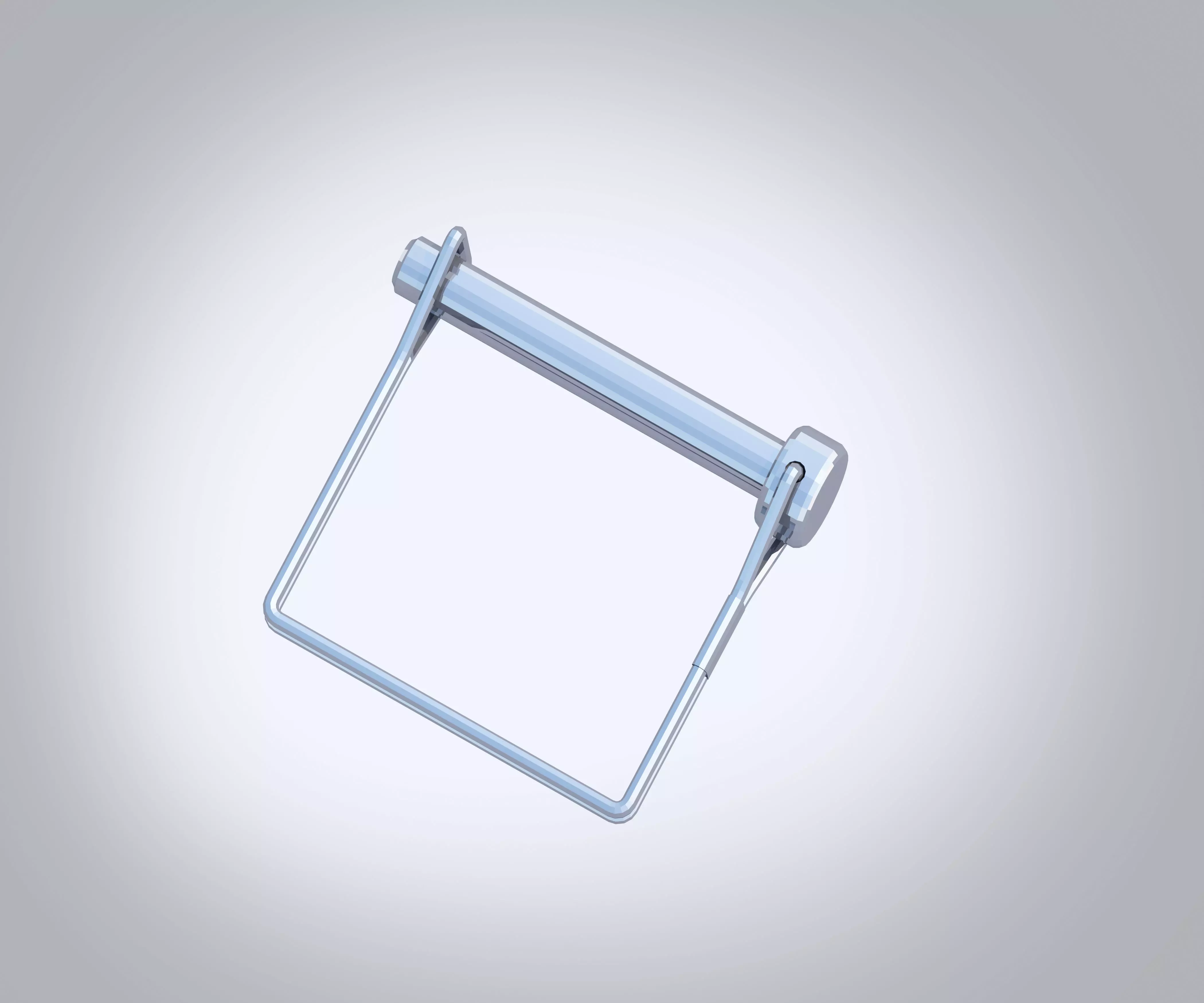 Hitch Pin Low-poly 3D model_0