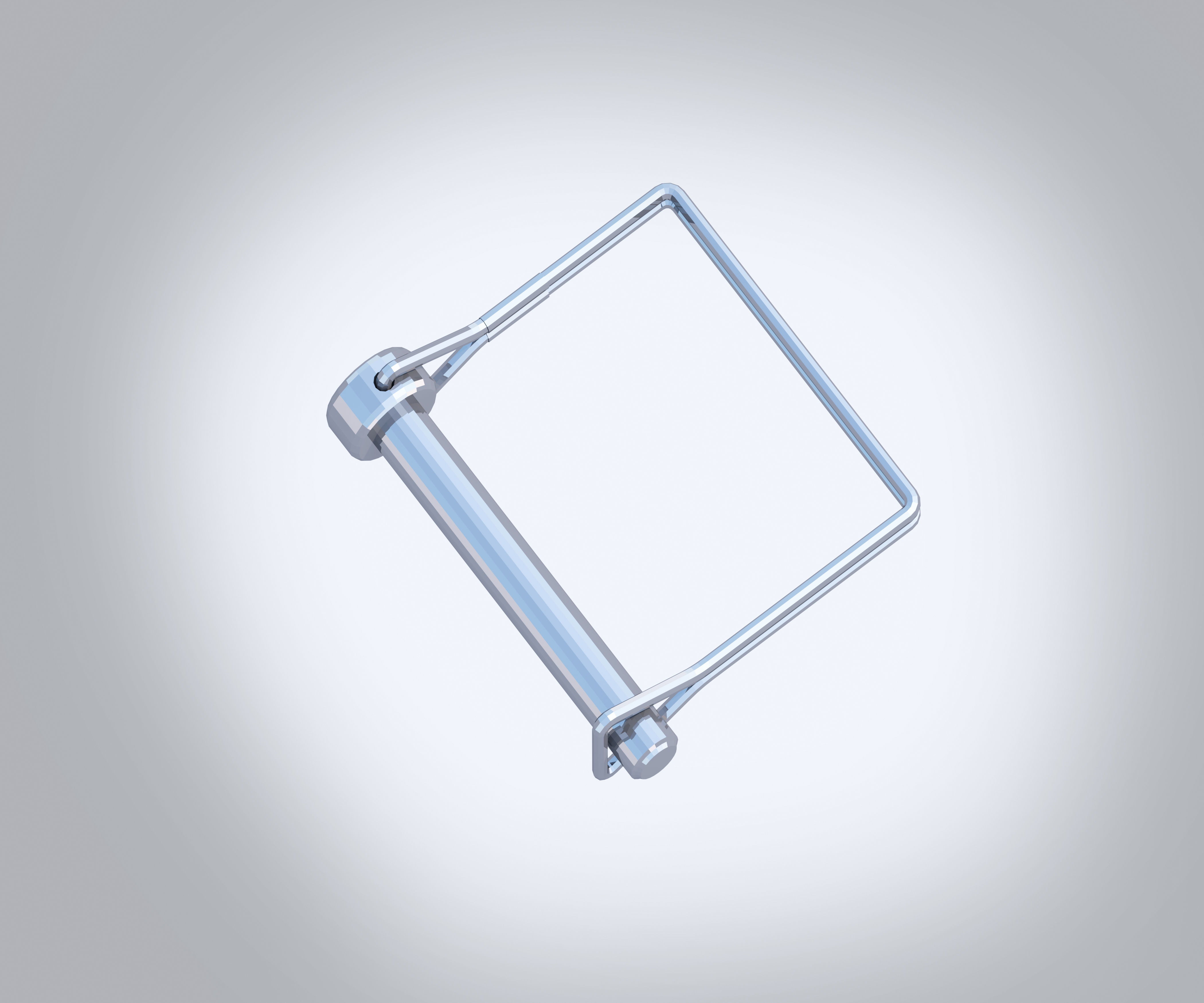 Hitch Pin Low-poly 3D model_2