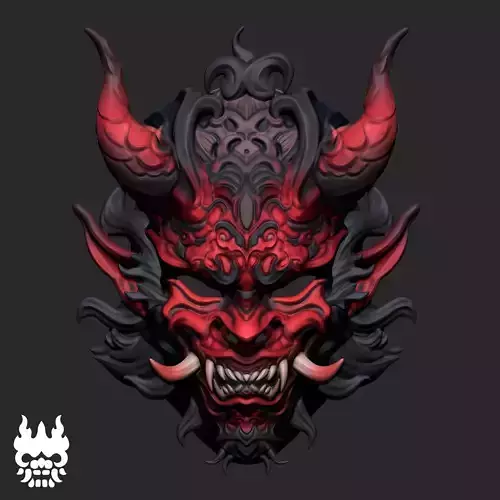 ONI MASK 02  - DRAGON