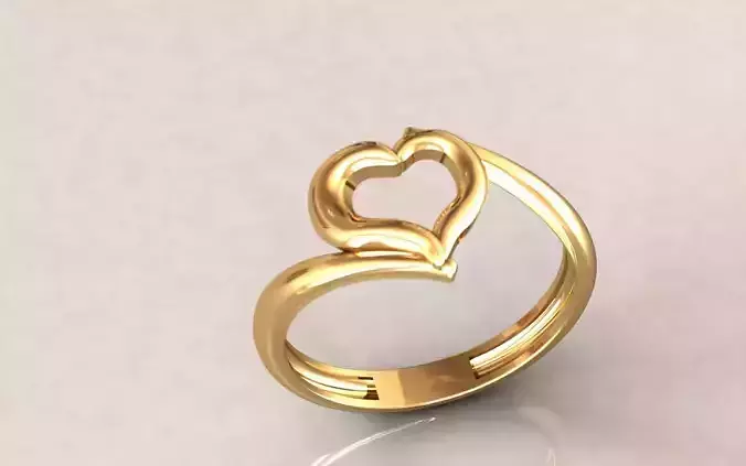 Heart ring 5
