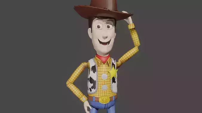 SFM Woody Free 3D model