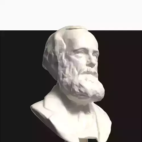 James Clerk Maxwell - 3D Printable FBX-STL-GLB-OBJ