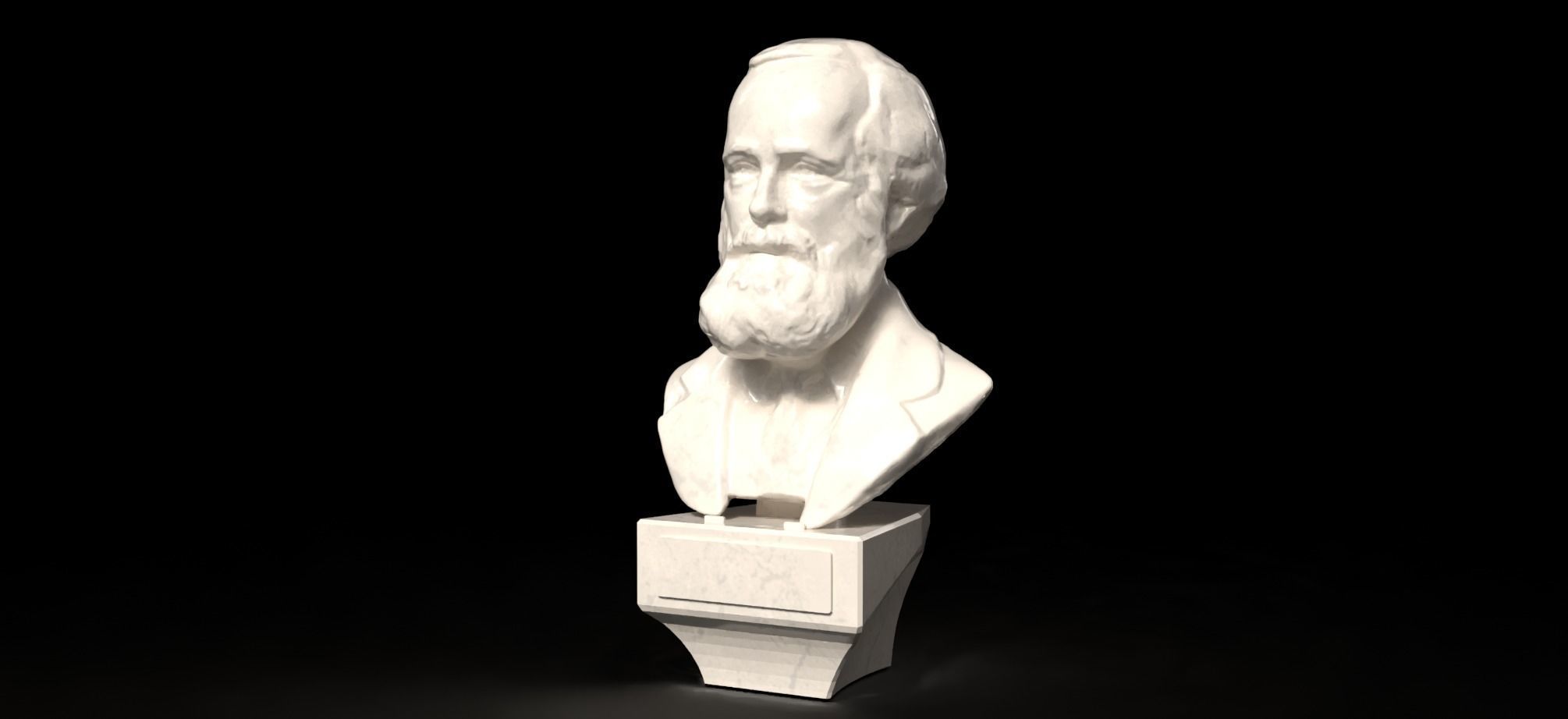 James Clerk Maxwell - 3D Printable FBX-STL-GLB-OBJ 3D print model_6