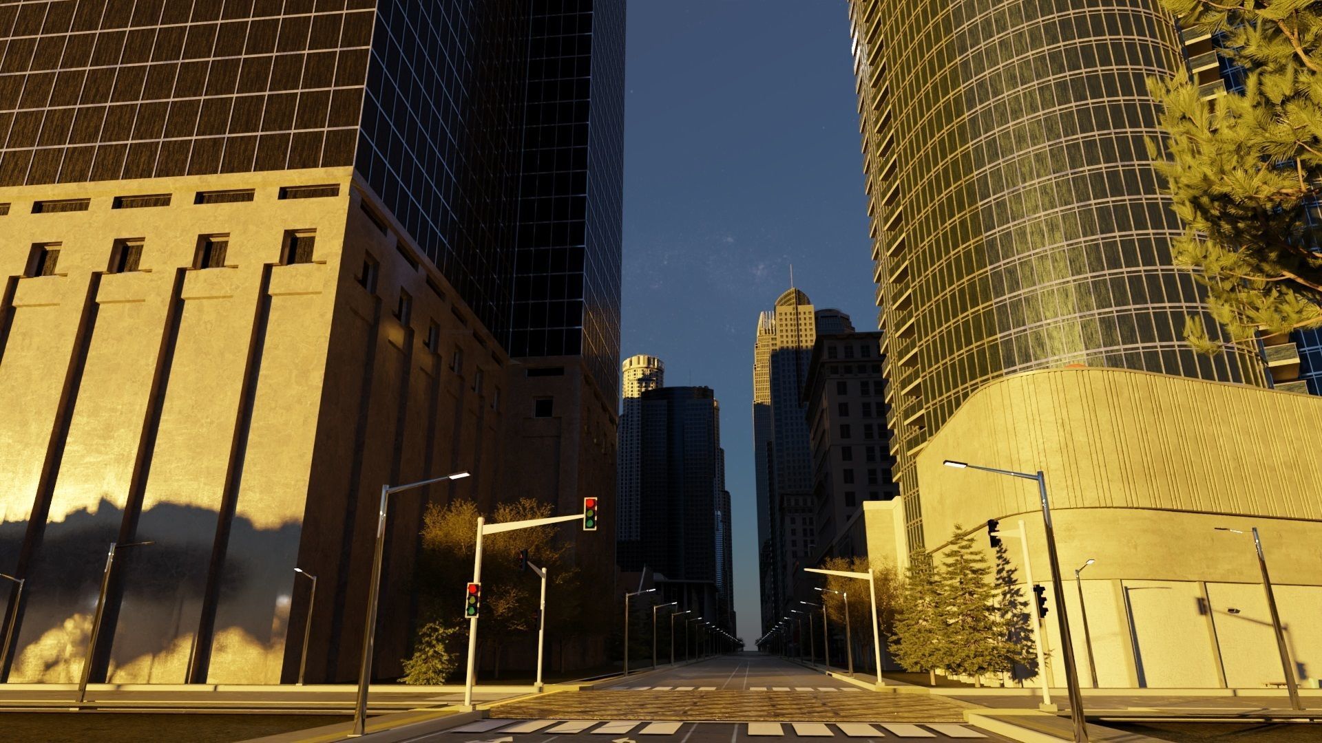 CITY STREET-City medium size 3D model_5