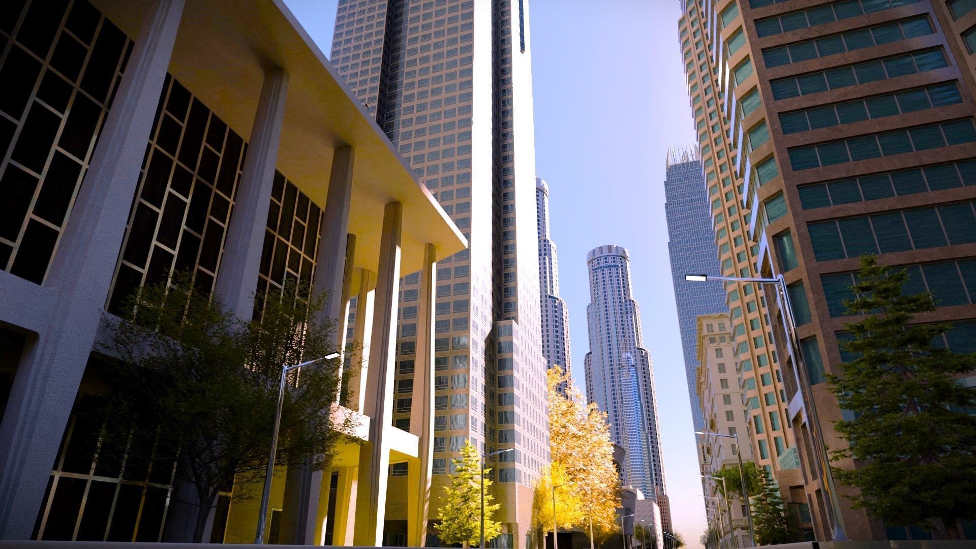 CITY STREET-City medium size 3D model_3