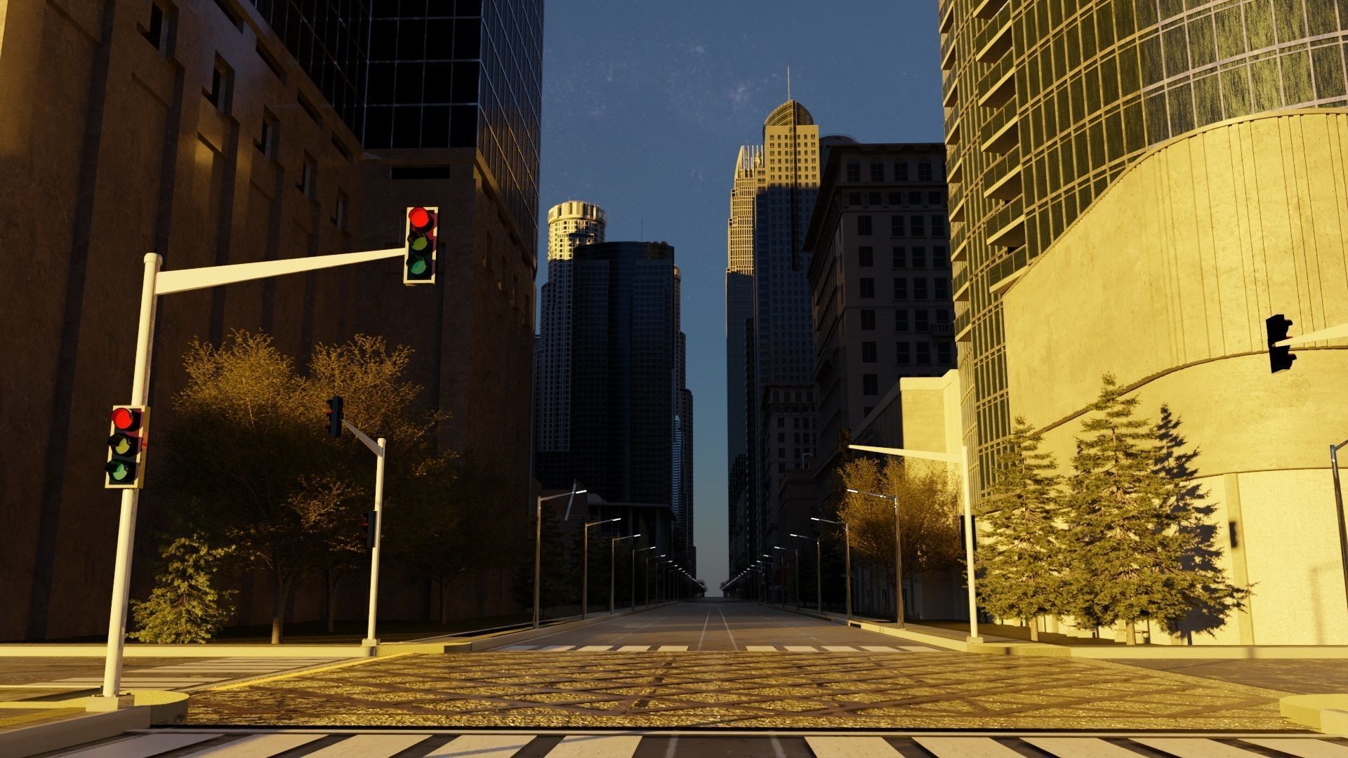 CITY STREET-City medium size 3D model_18