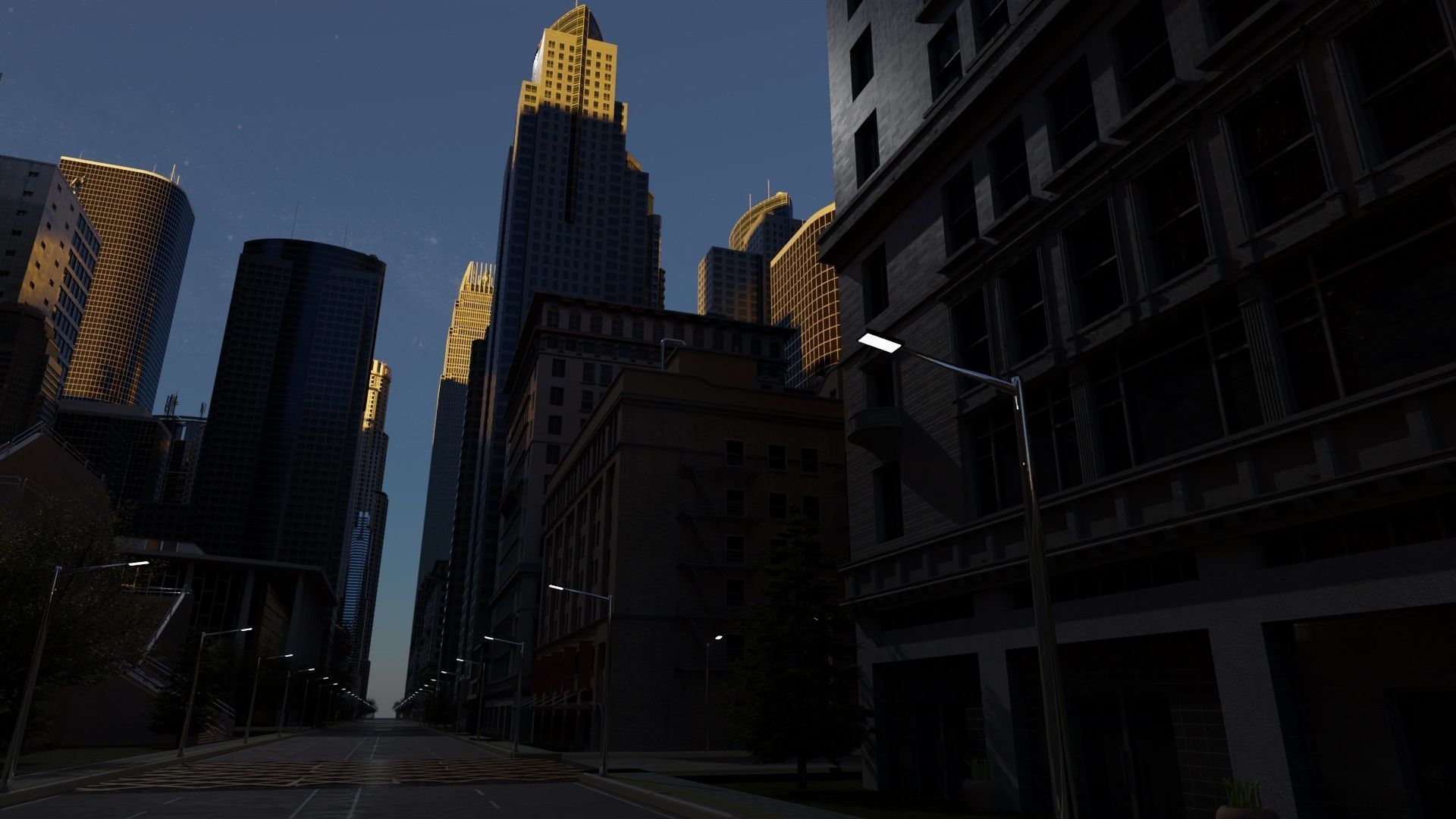 CITY STREET-City medium size 3D model_20