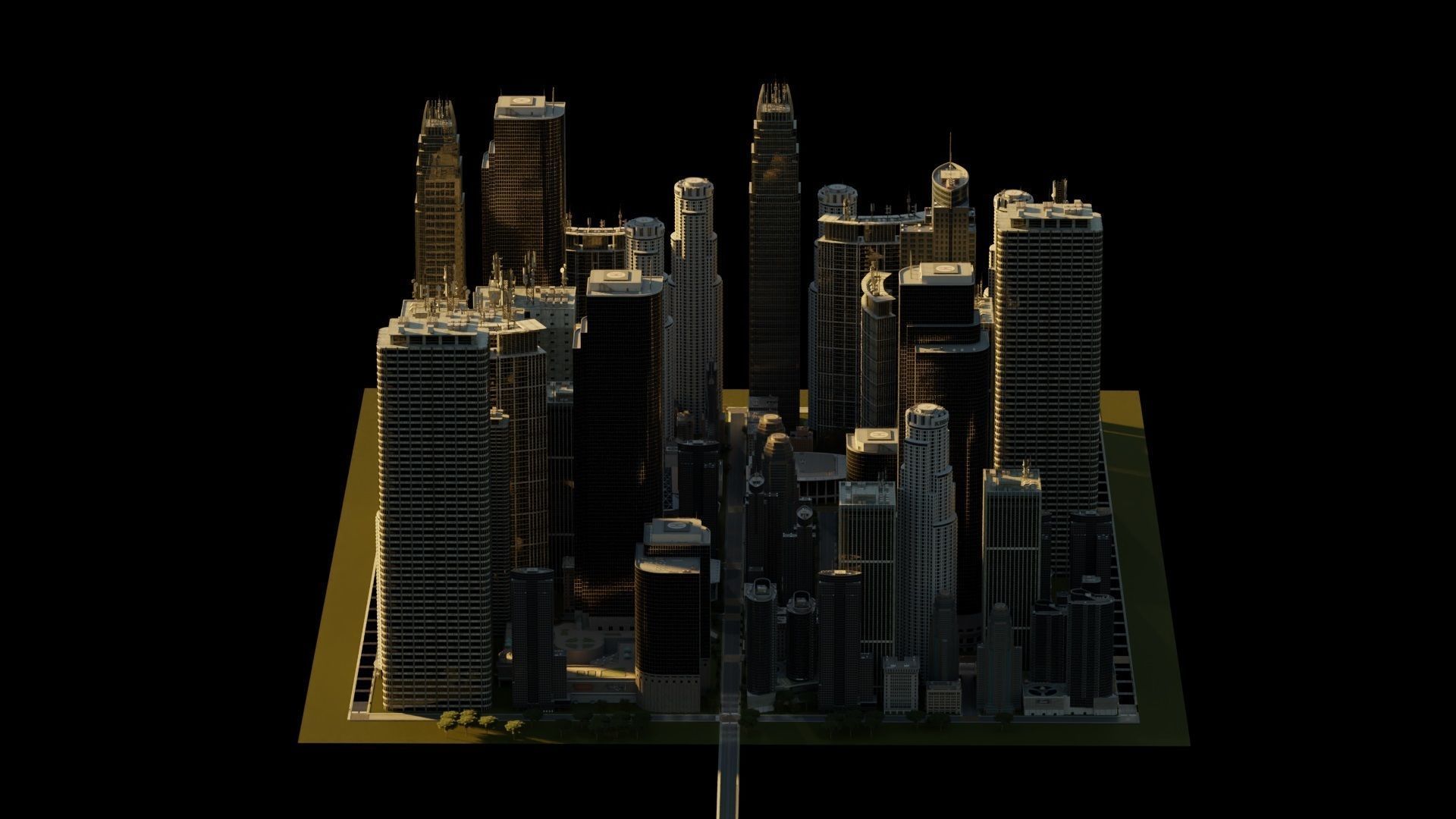 CITY STREET-City medium size 3D model_24