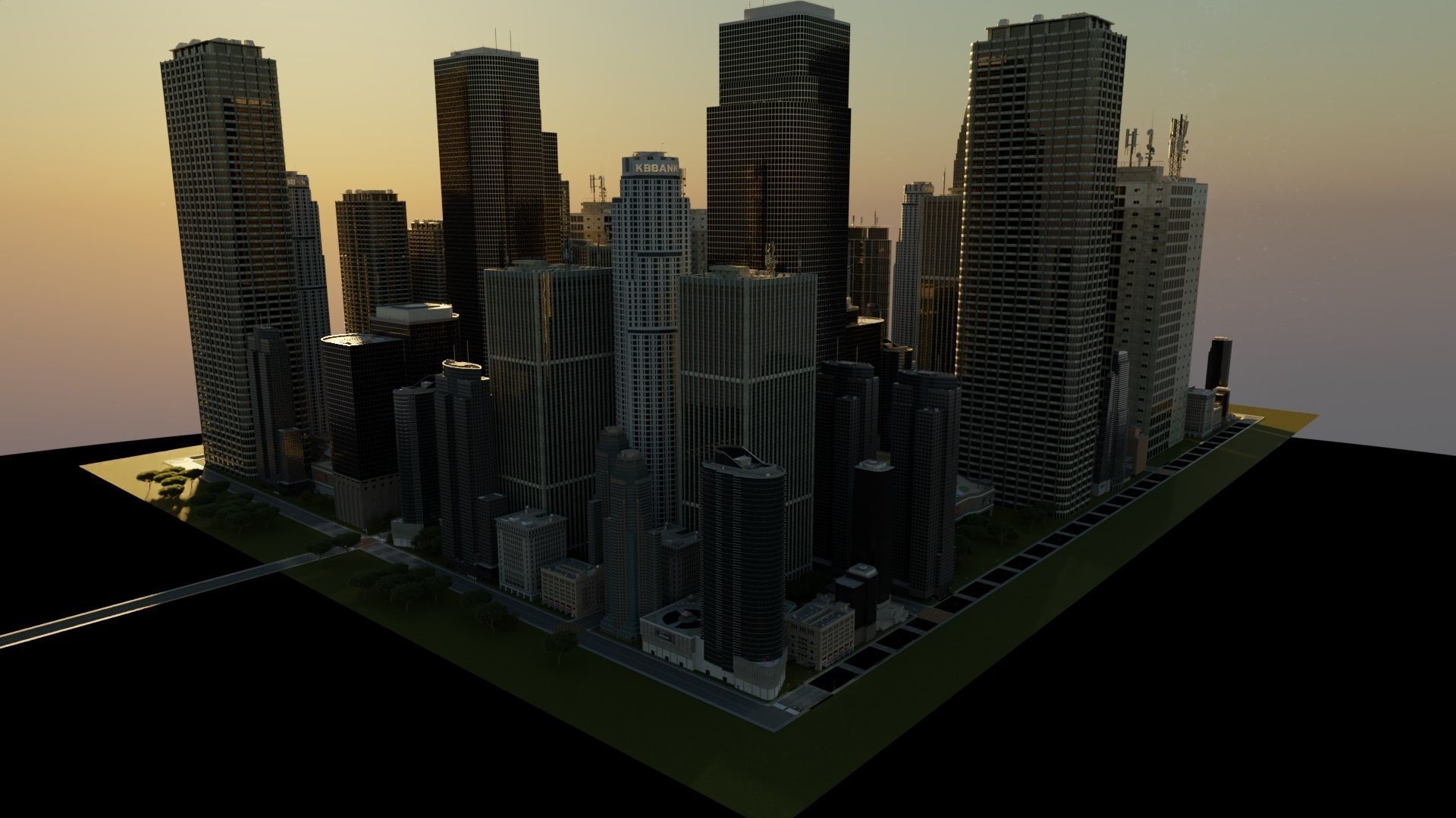 CITY STREET-City medium size 3D model_26