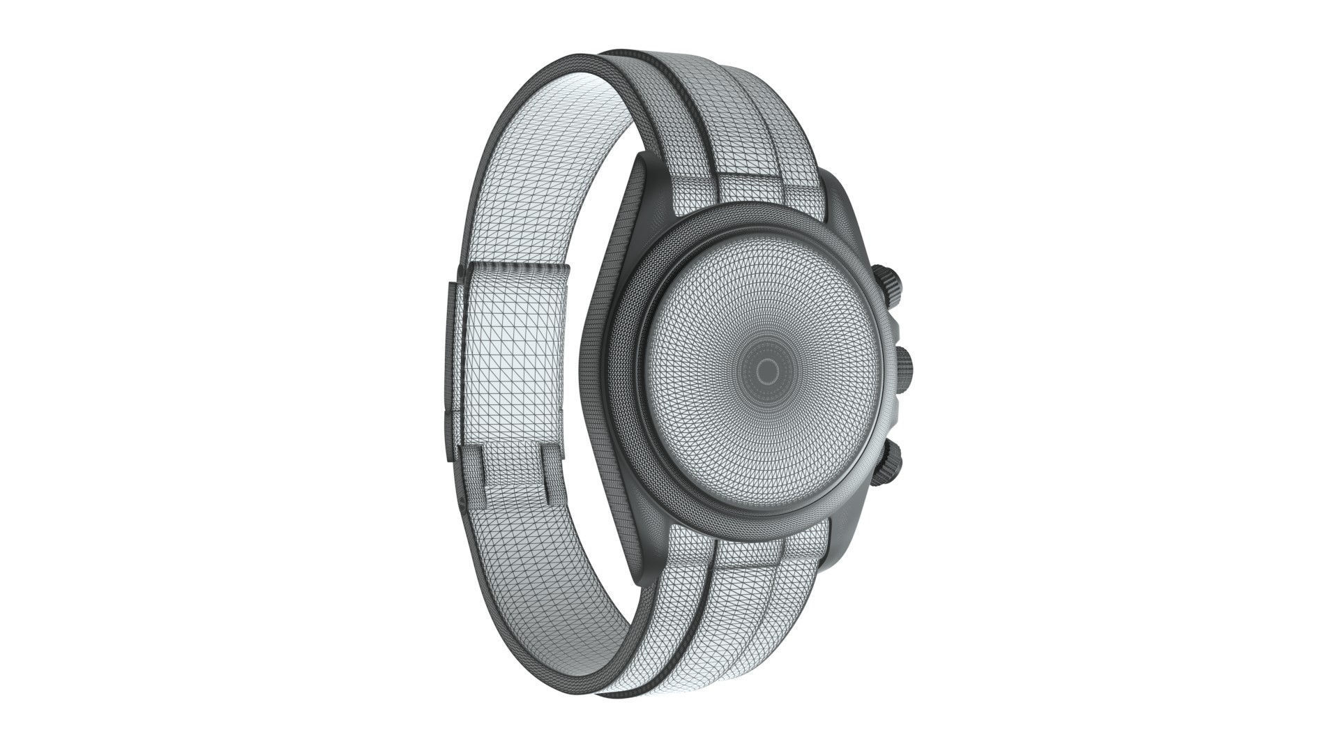 Rolex Cosmograph Daytona Pink Gold - Ivory Dial Low-poly 3D model_10