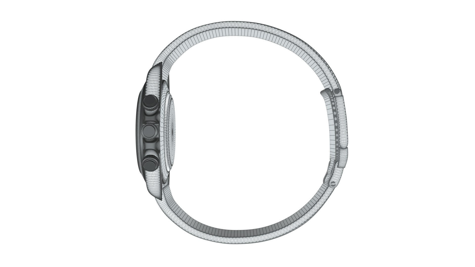 Rolex Cosmograph Daytona Pink Gold - Ivory Dial Low-poly 3D model_8