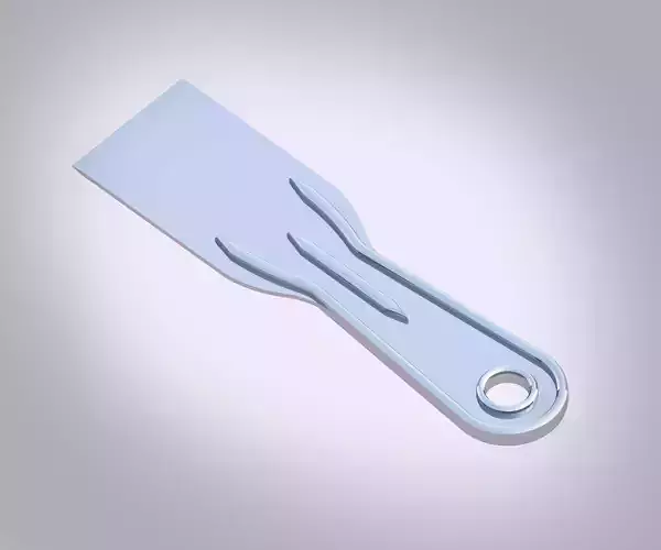 Putty Knife Low-poly 3D model