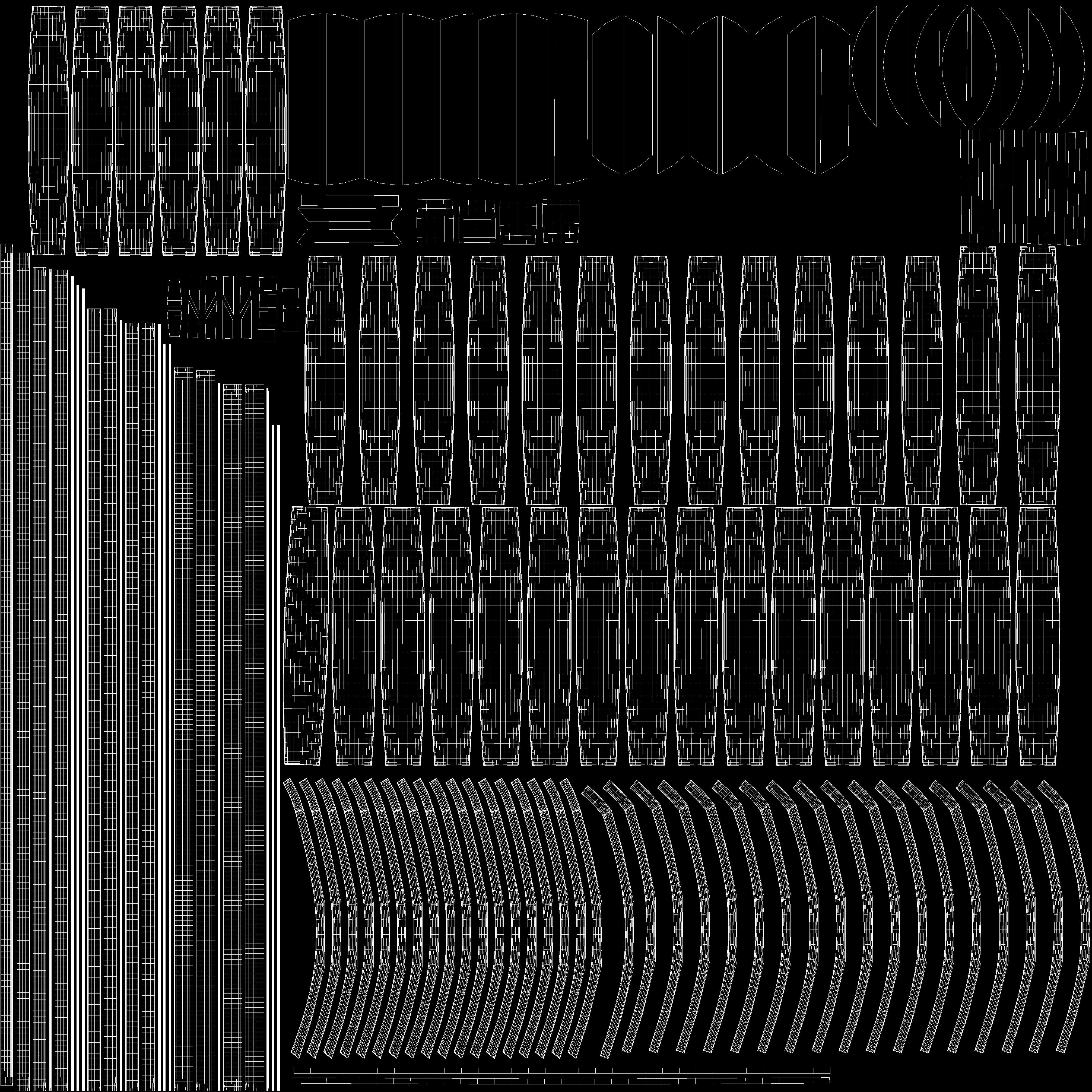 Wood Barrel Low-poly 3D model_12