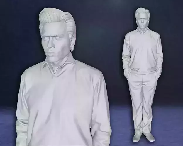 Val Kilmer Batman Bruce Wayne Action Custom 3D Print Model 3D print model