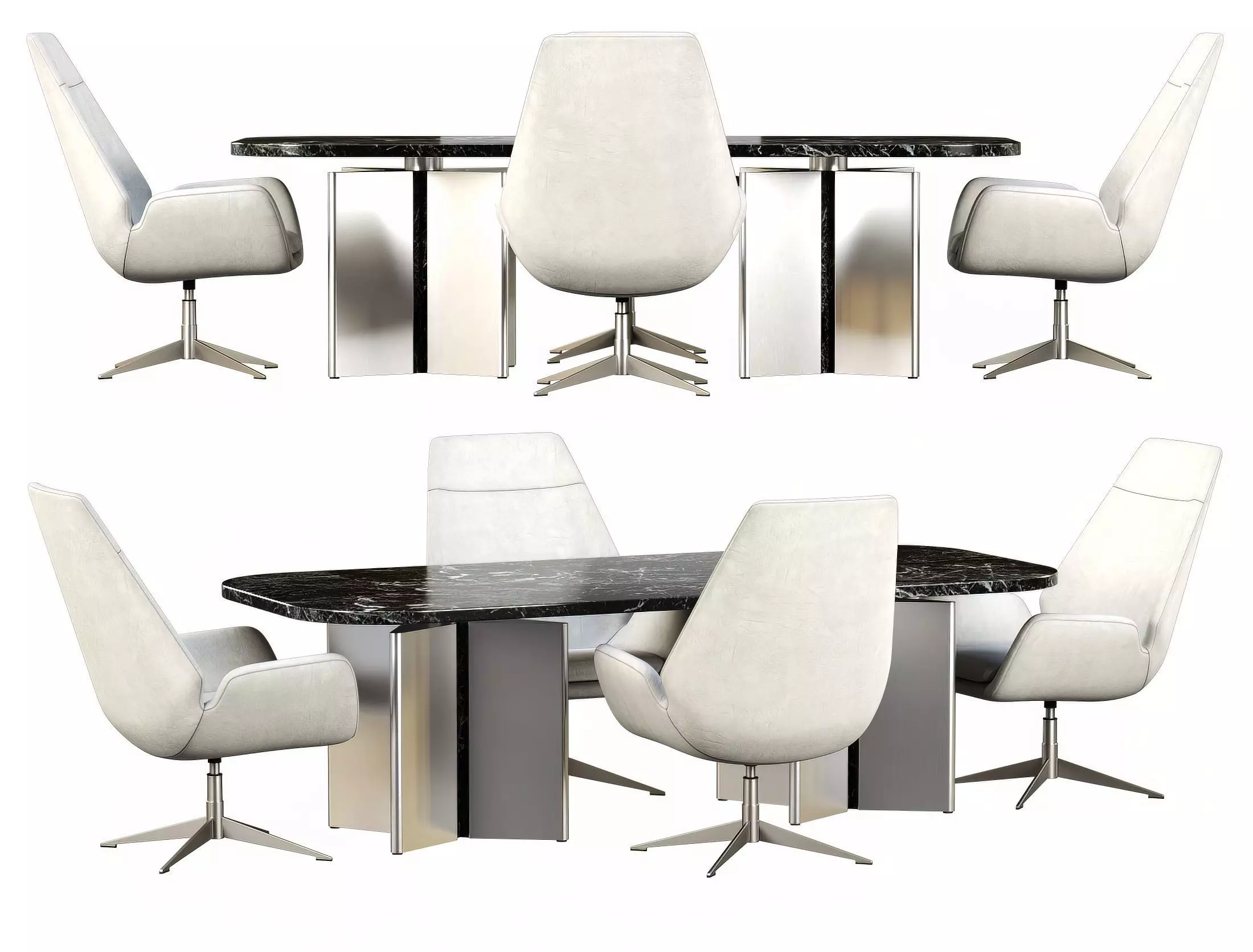 Oliva Furniture Office Set V2 3D model