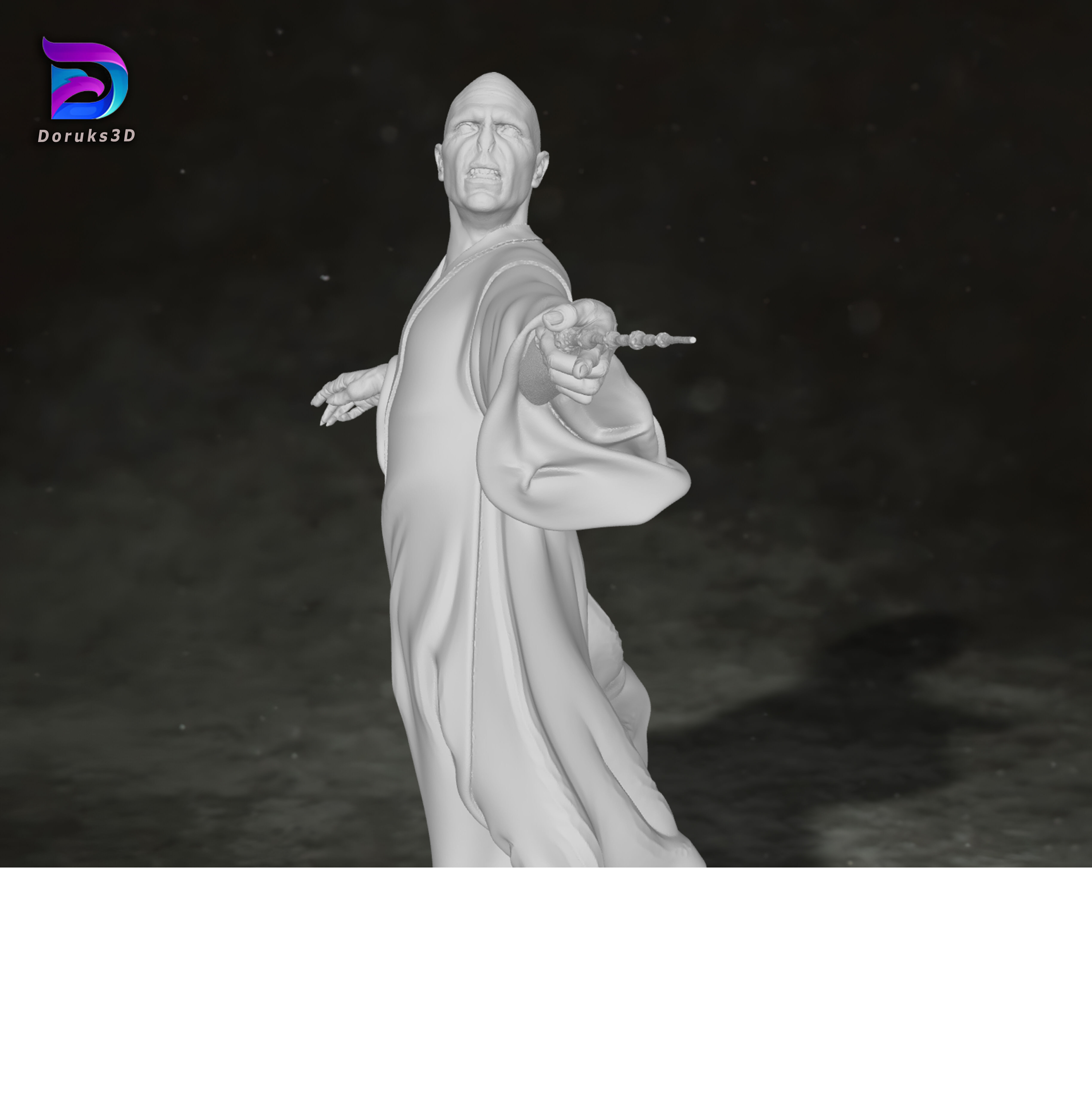 Lord Voldemort Harry Potter Action Figures Custom Action 3D print model_6