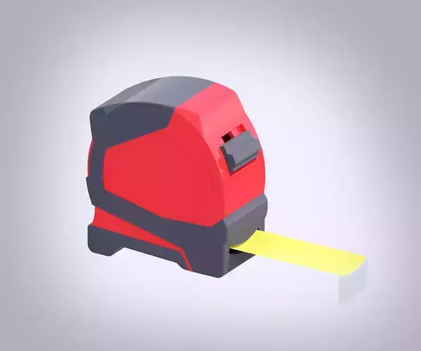 Tape Measure Low-poly 3D model