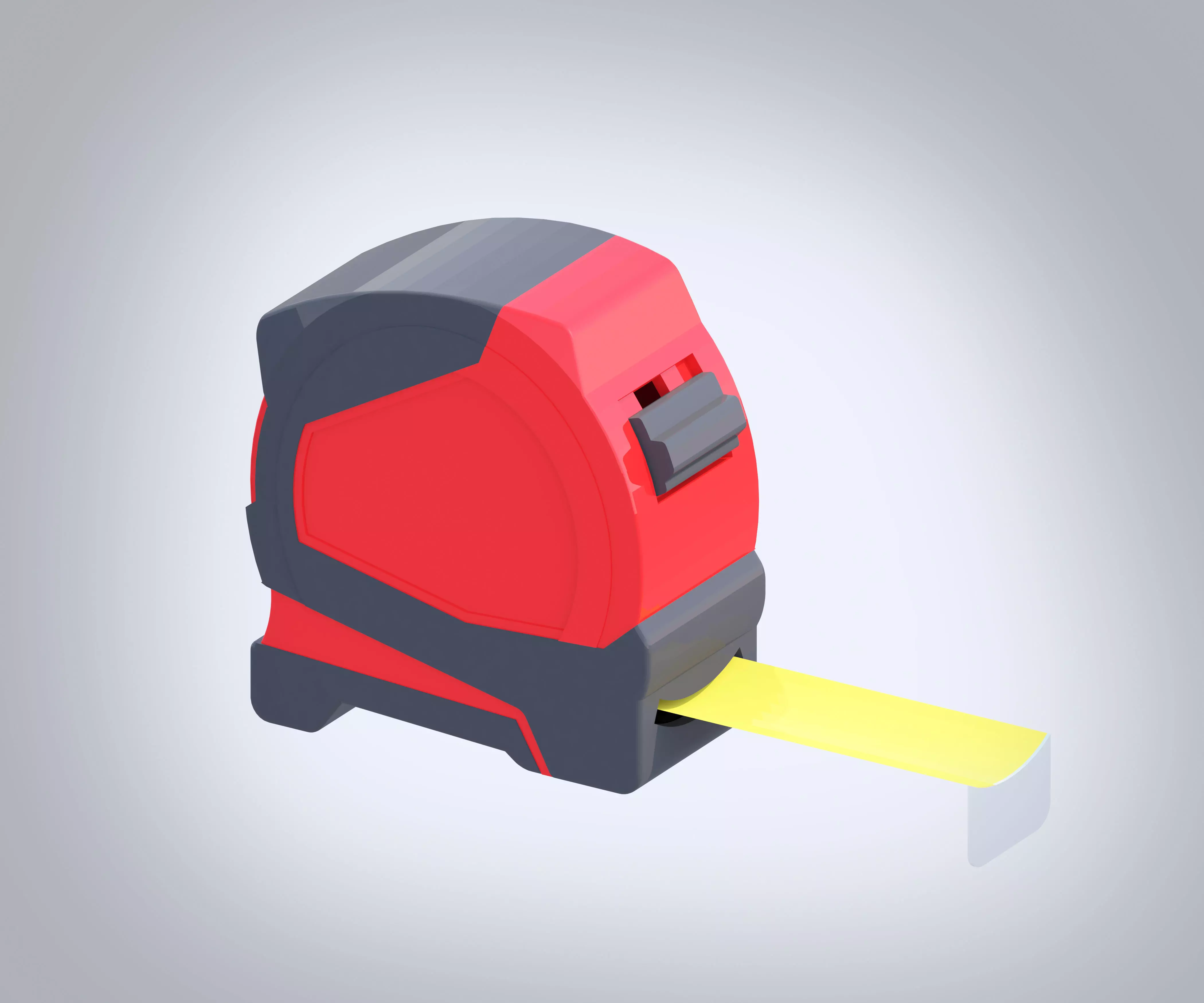 Tape Measure Low-poly 3D model
