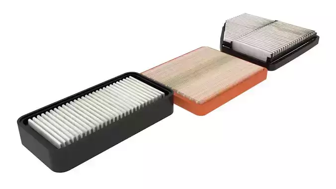 Car Air Filters 3D model