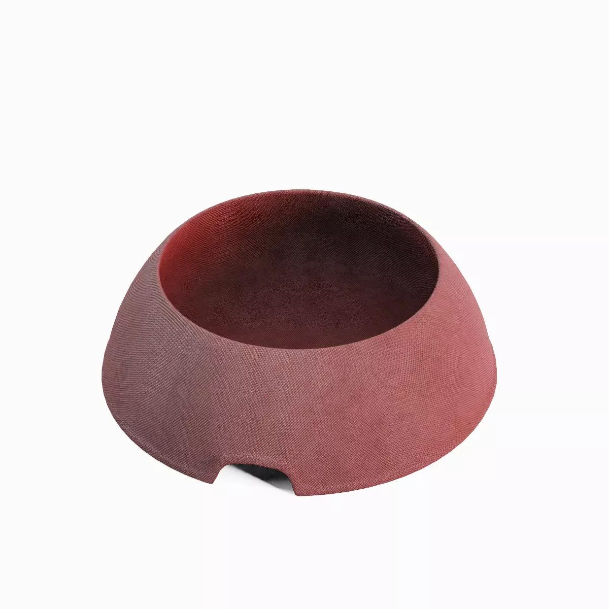 Plastic Dog Bowl A 01 Low-poly 3D model_0