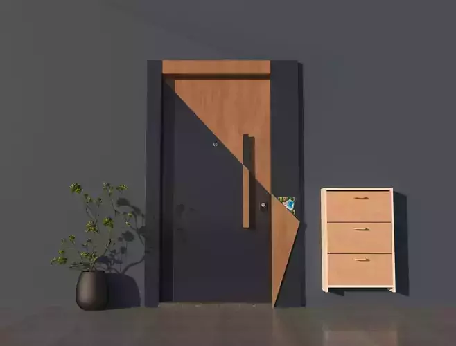 exterior DOOR LowPoly