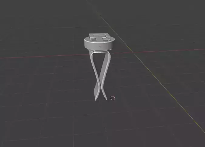 Printable 3d model of a clip 