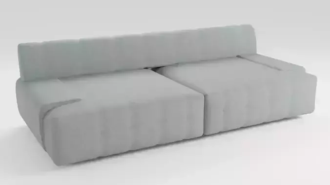Designer sofa in a minimalist style
