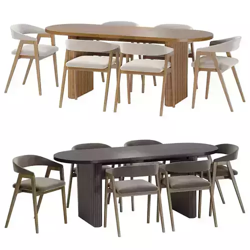 trevor chair with homary table 01