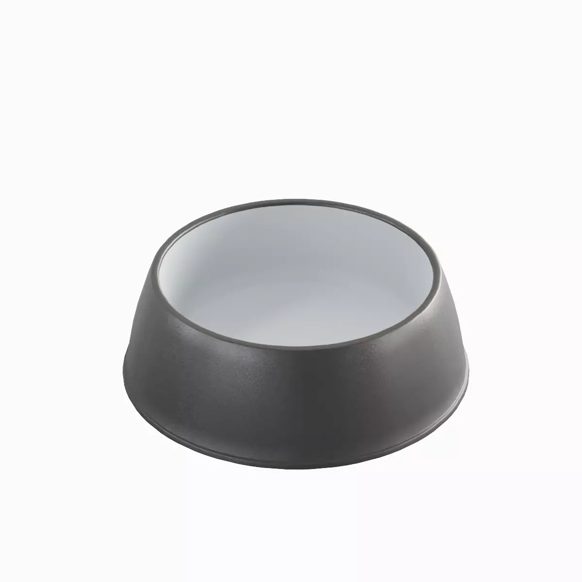 Plastic Dog Bowl B 01 Low-poly 3D model_0