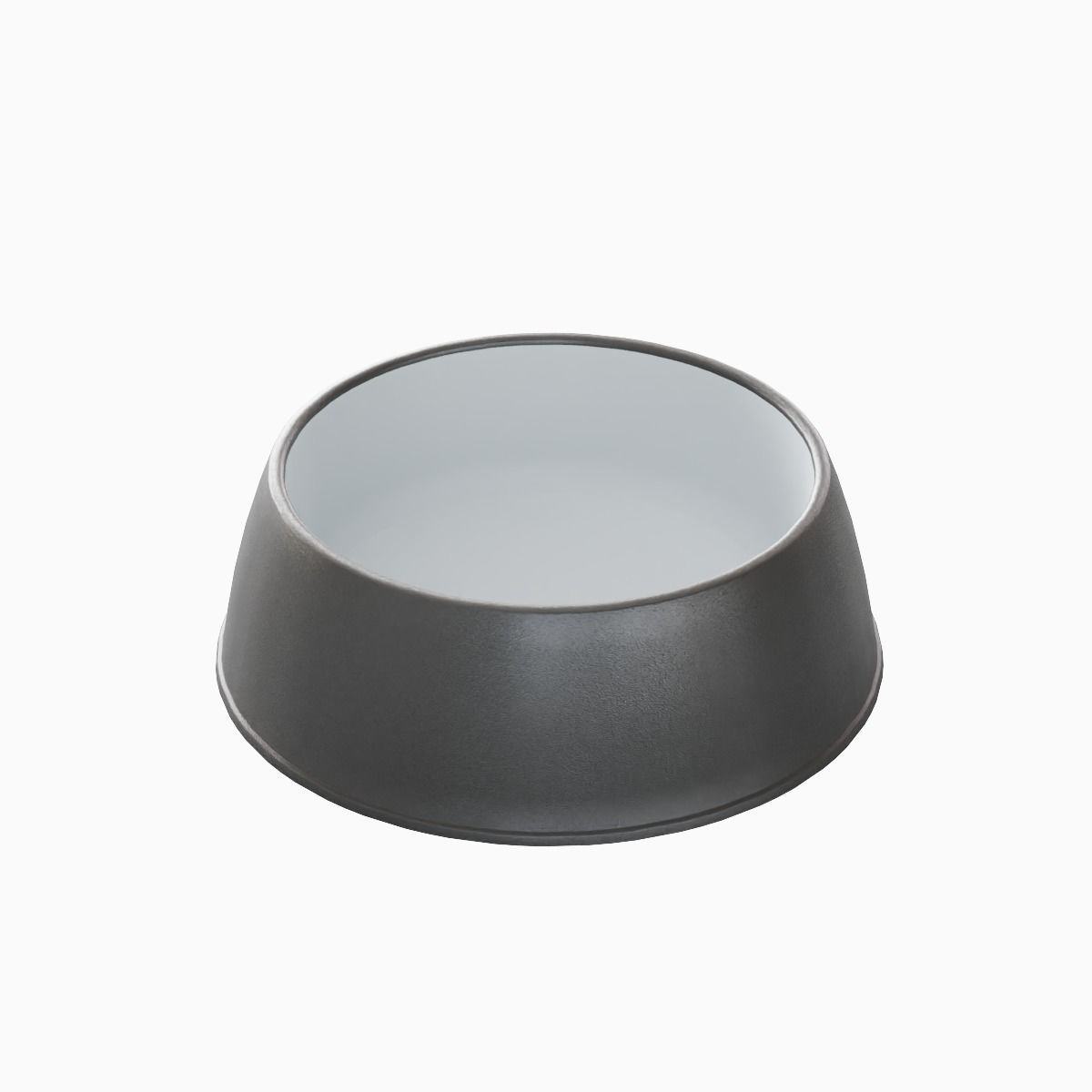 Plastic Dog Bowl B 01 Low-poly 3D model_5