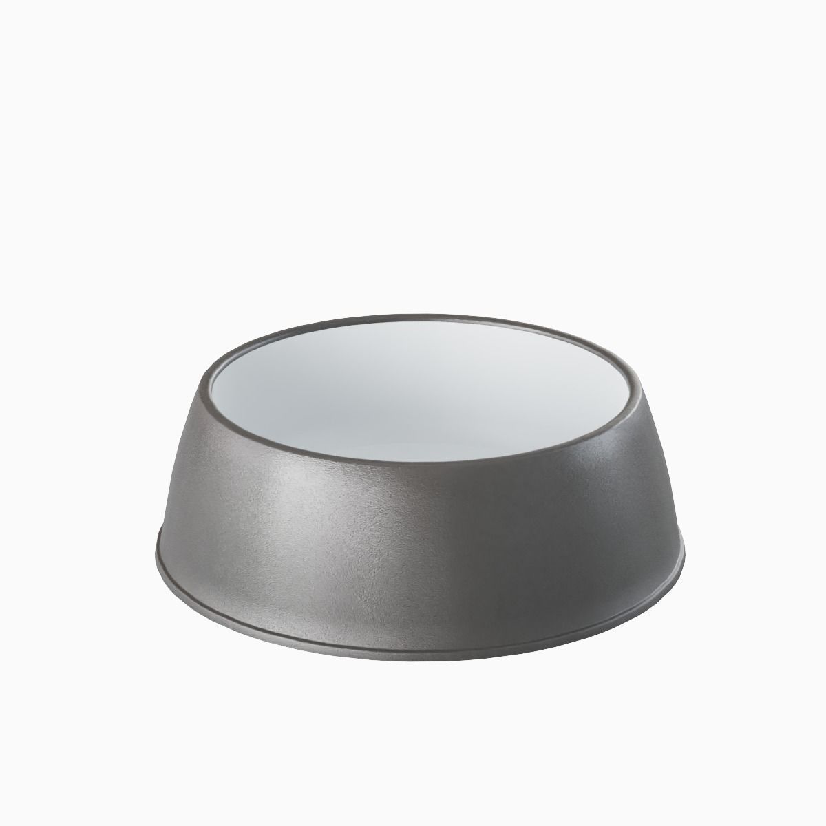 Plastic Dog Bowl B 01 Low-poly 3D model_4