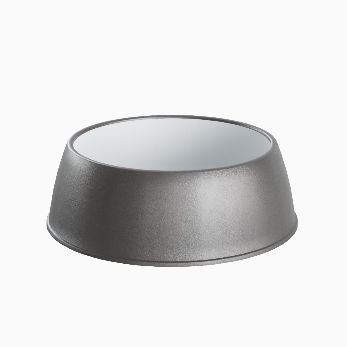 Plastic Dog Bowl B 01 Low-poly 3D model_1