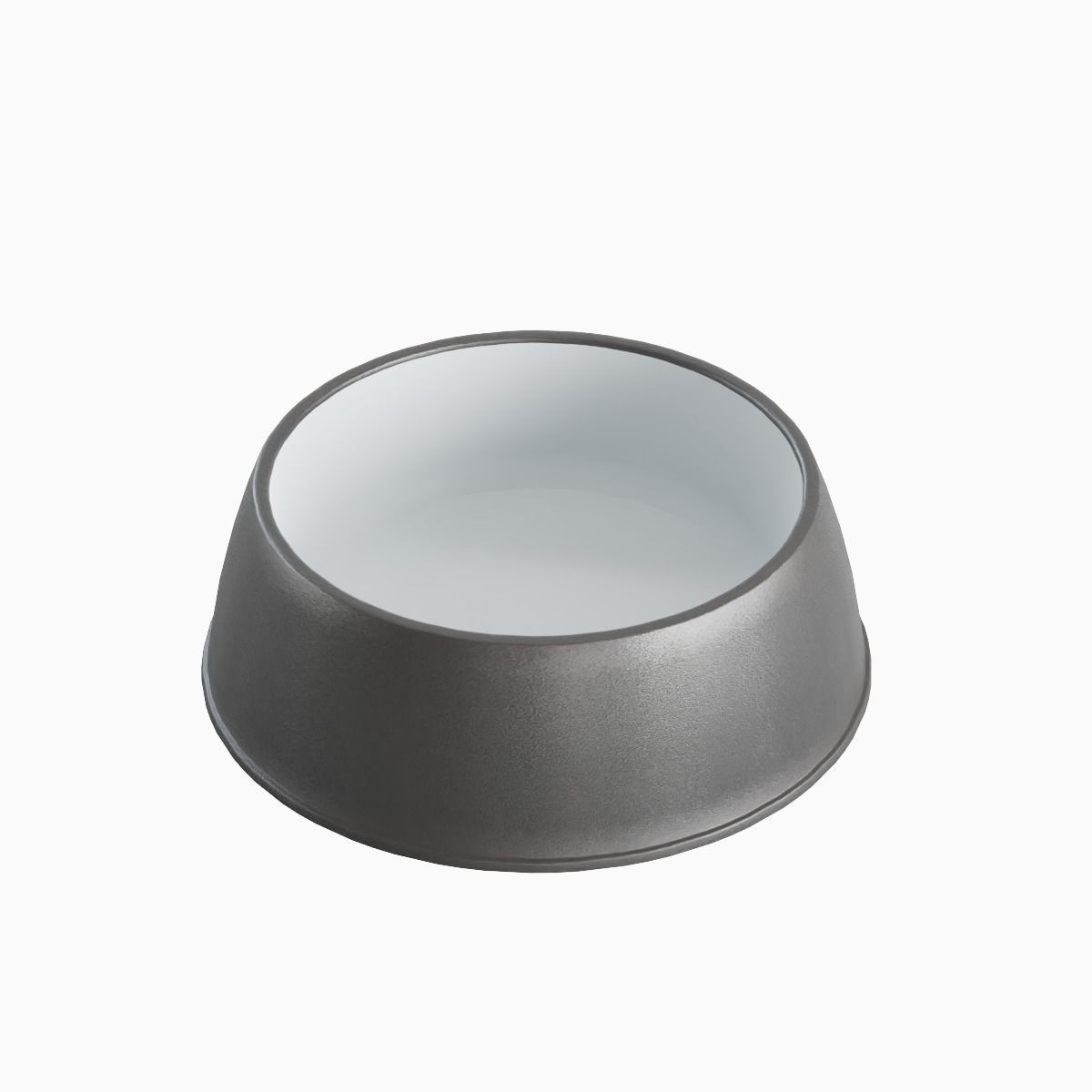 Plastic Dog Bowl B 01 Low-poly 3D model_2