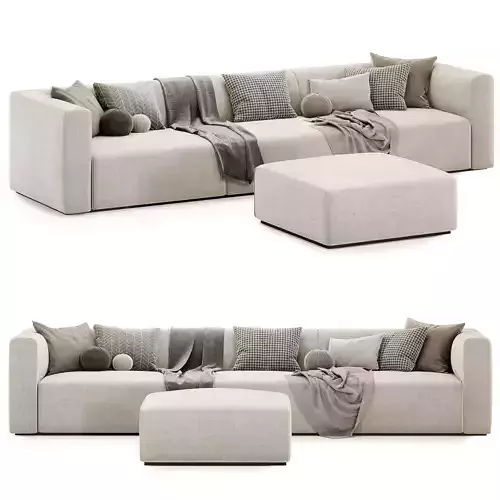 match sofa set 04 3D model