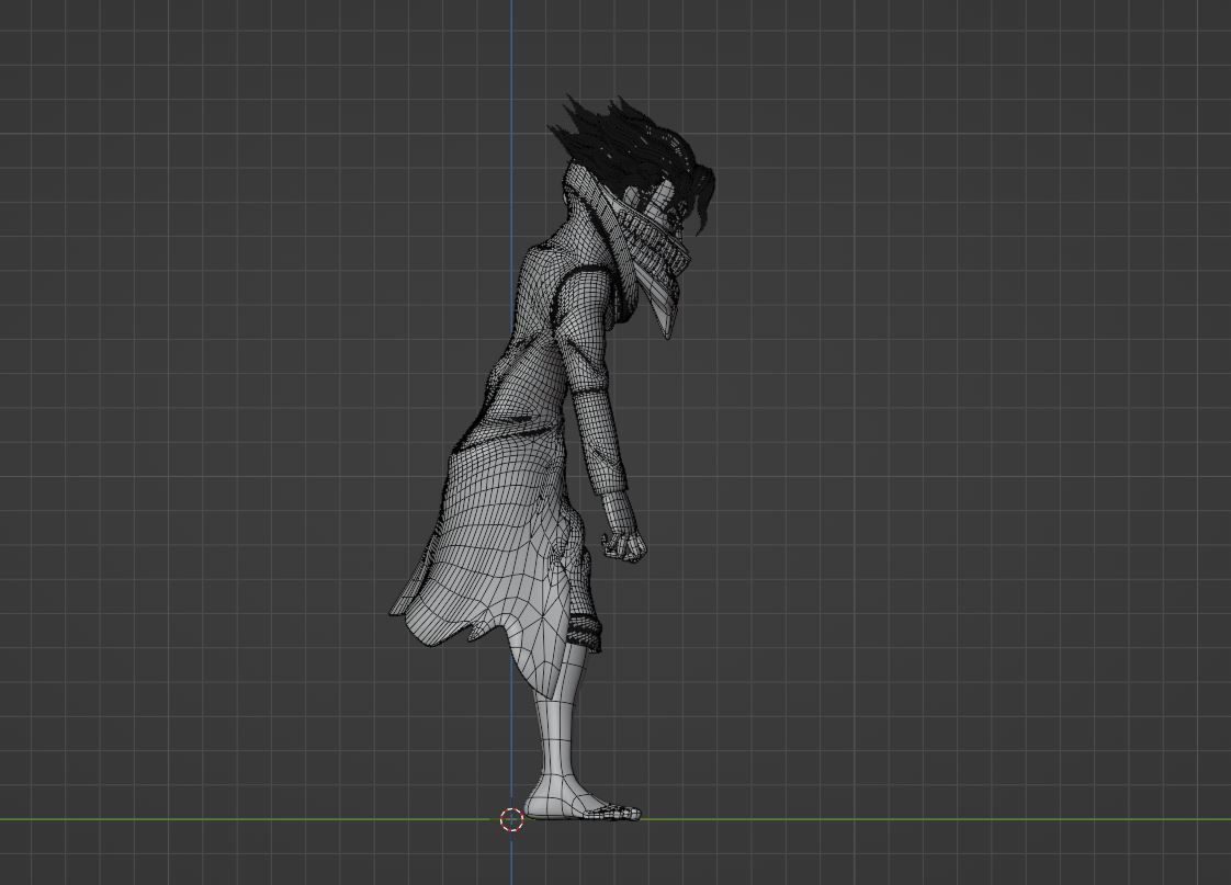 Okarun Turbo Granny Form - Dandadan 3D model_13