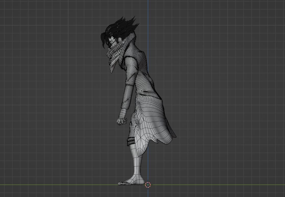 Okarun Turbo Granny Form - Dandadan 3D model_11