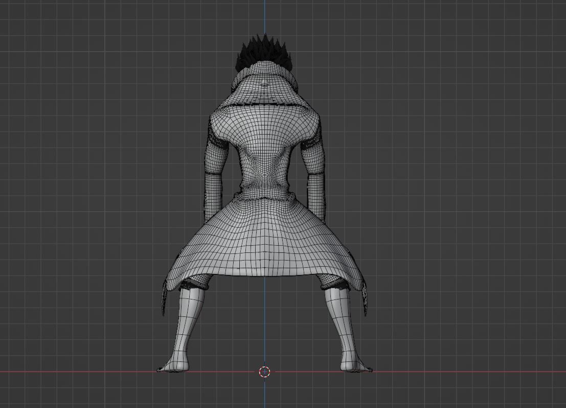 Okarun Turbo Granny Form - Dandadan 3D model_12