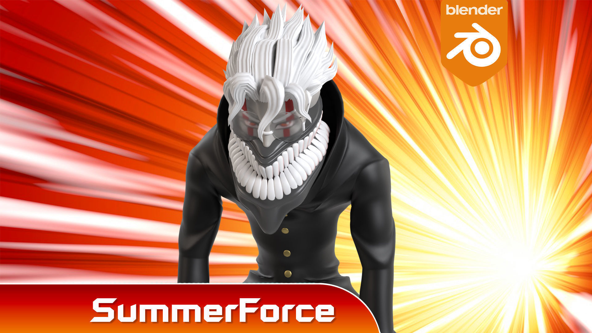 Okarun Turbo Granny Form - Dandadan 3D model_1