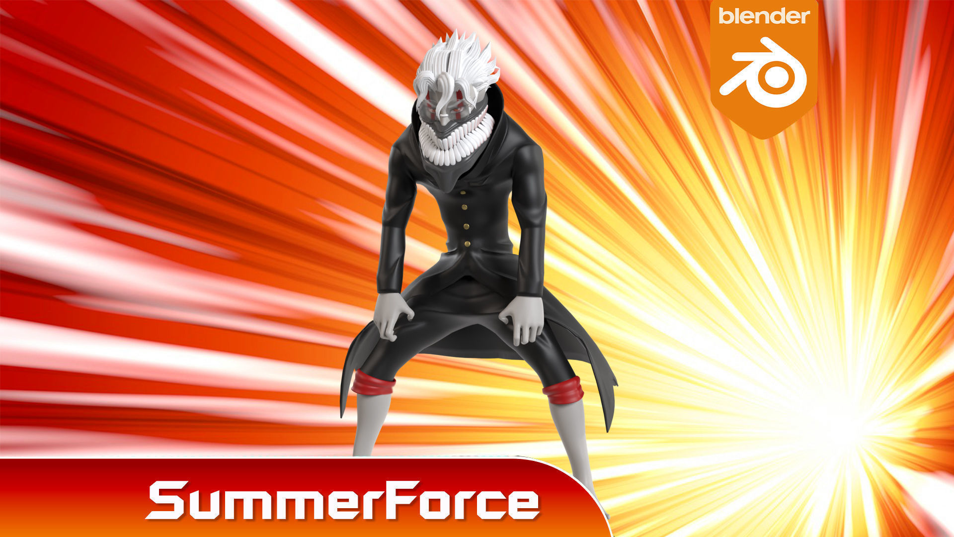 Okarun Turbo Granny Form - Dandadan 3D model_2