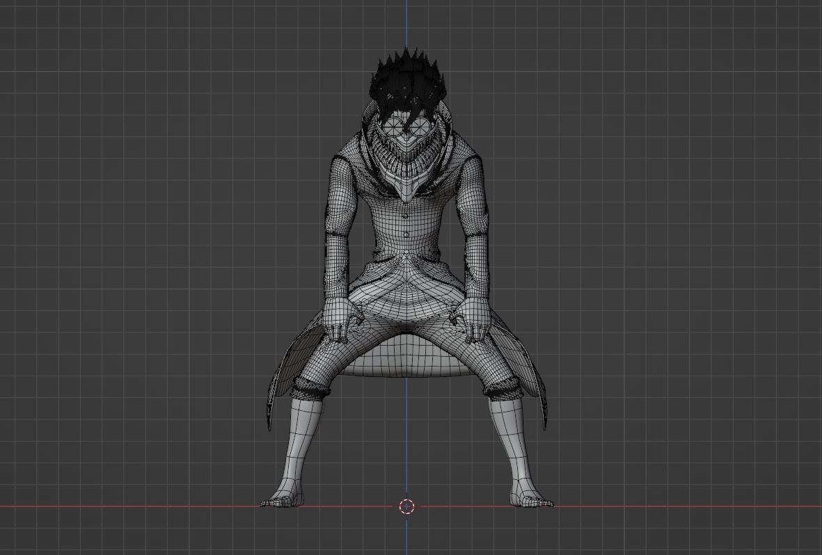 Okarun Turbo Granny Form - Dandadan 3D model_10