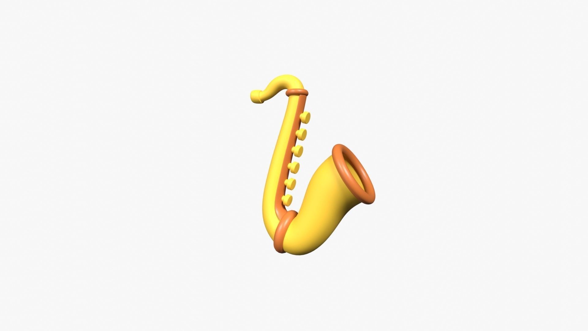 Saxophone 3D model_18