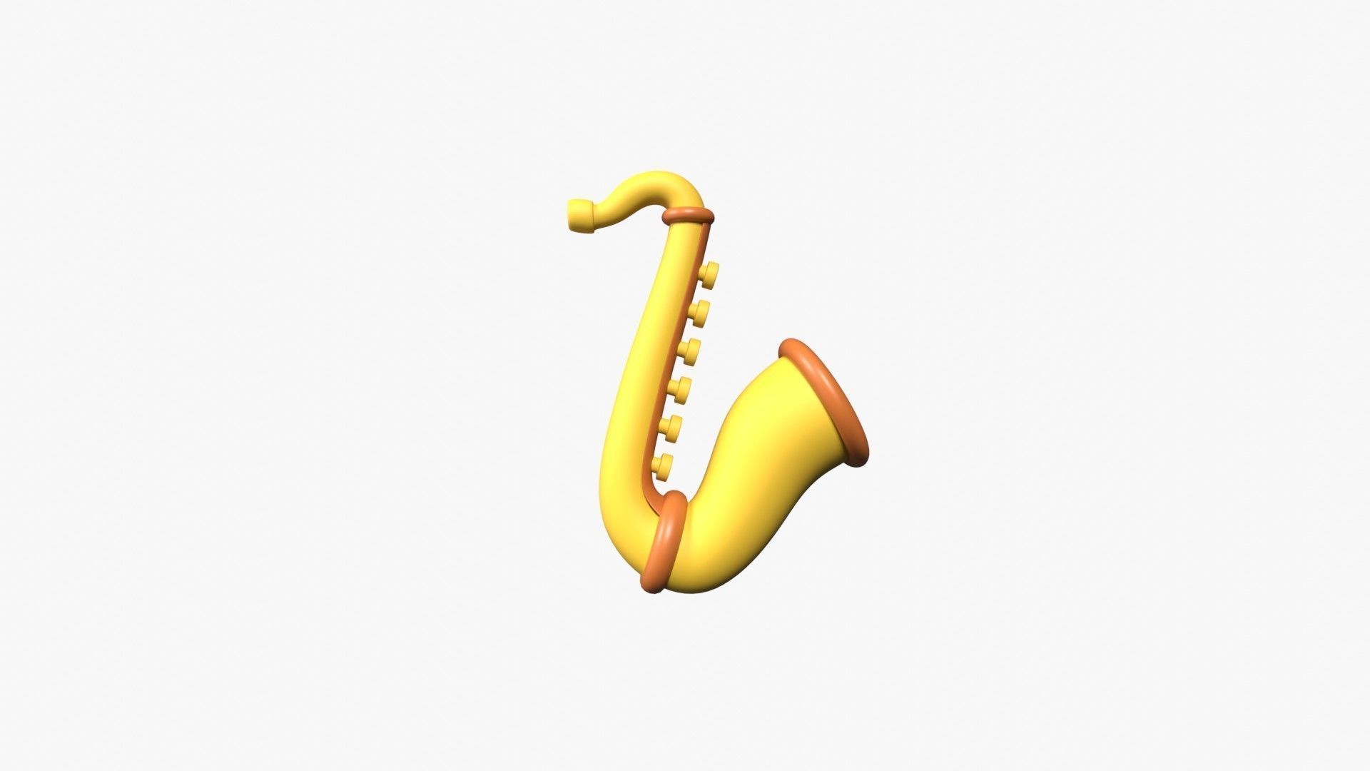Saxophone 3D model_15