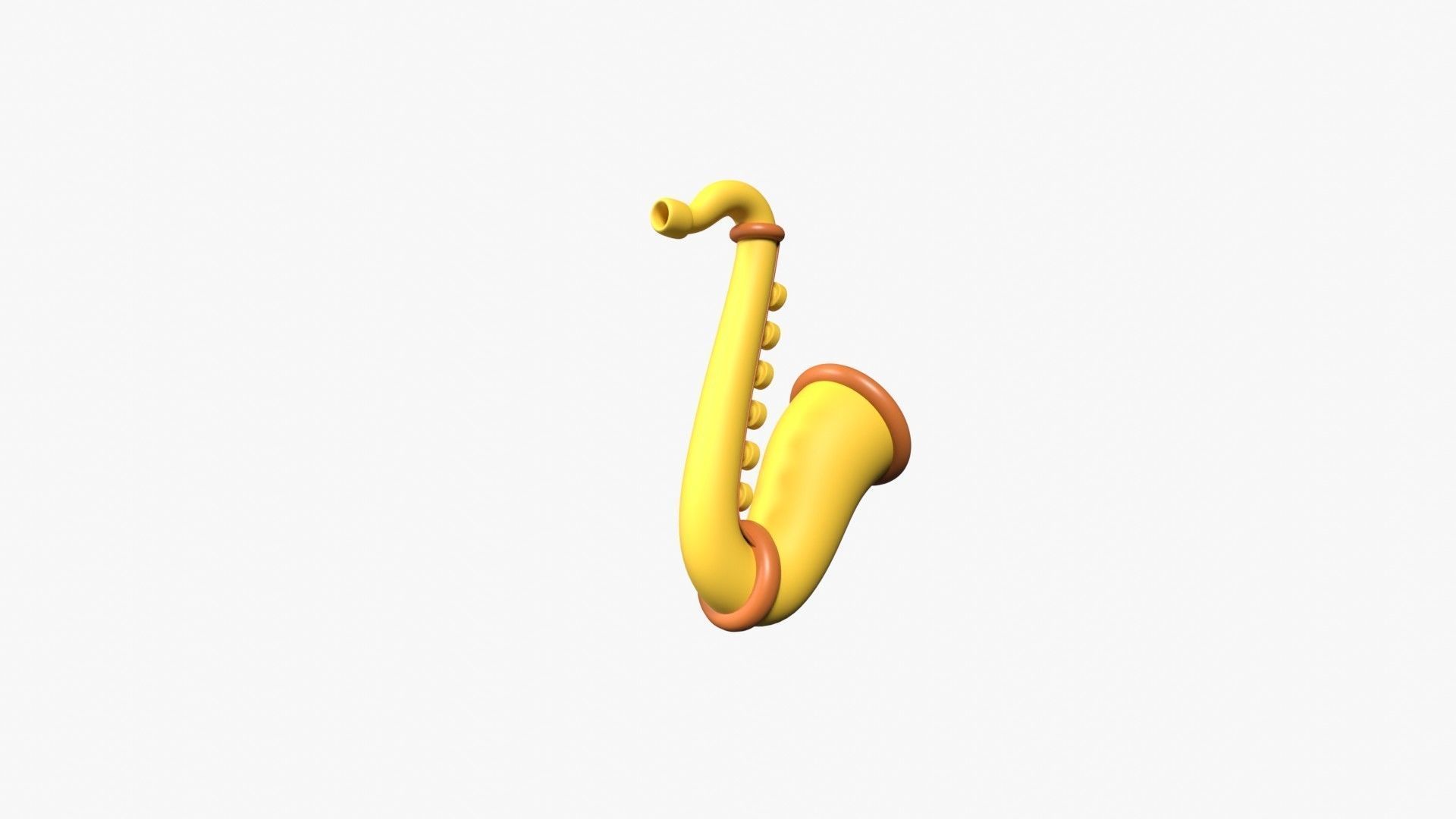 Saxophone 3D model_13