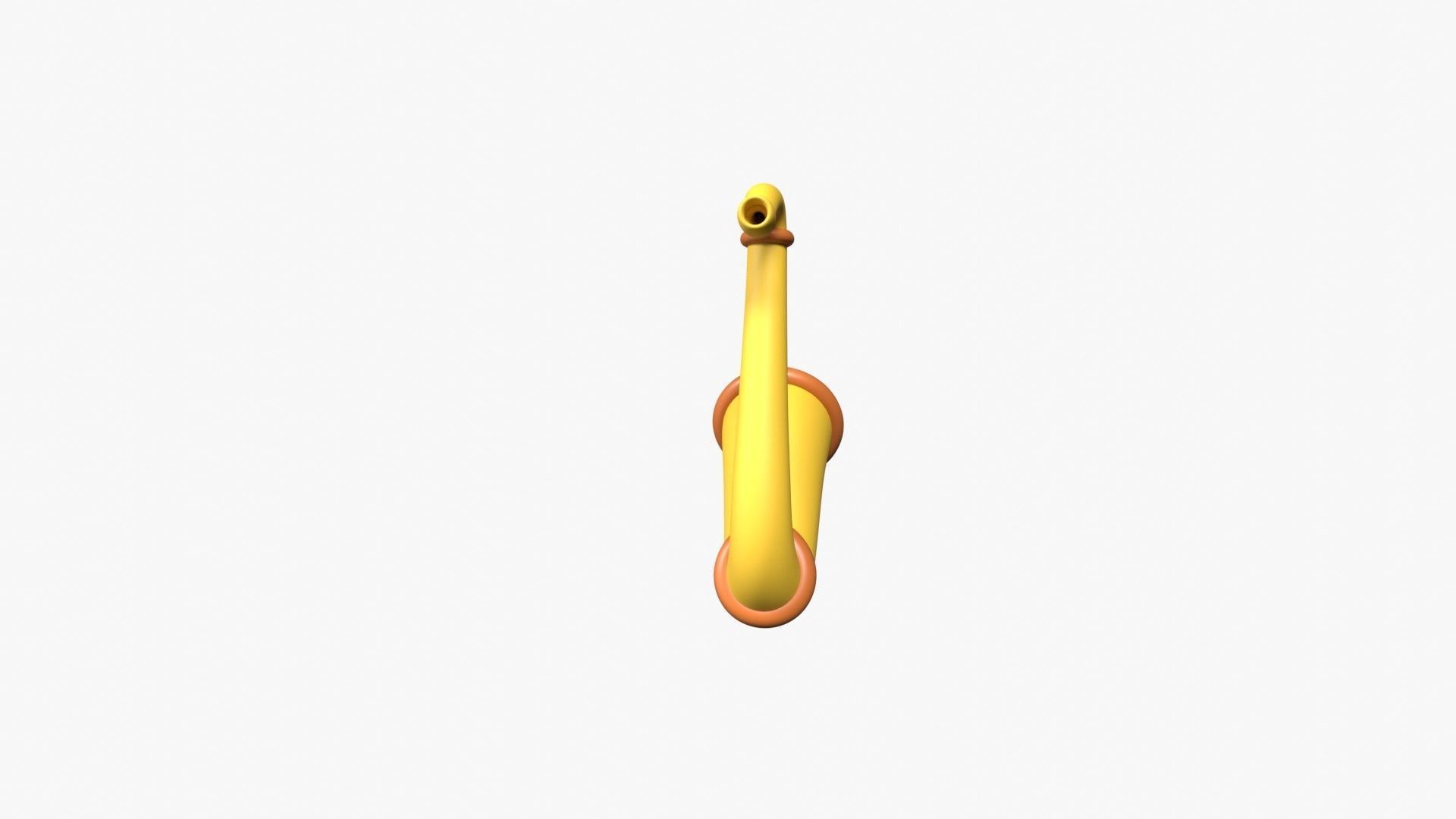 Saxophone 3D model_11