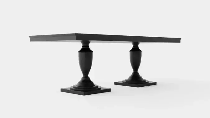 King s Desk table black