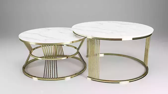 Center table modern baack and white